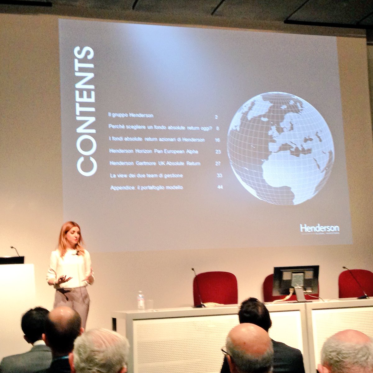 ADVISOR_ONLINE's tweet photo. #Absolute Return, la view di Henderson presentata da Claudia Parenti, Sales Executive @HendersonPress #SdR16 https://t.co/SRoXV5ON5C