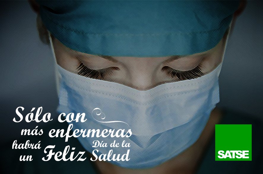Sindicato_SATSE's tweet photo. #YoConfieso Sólo con más enfermeras habrá un Feliz #DiaMundialdelaSalud https://t.co/796uC5BZvO #Enfermeria https://t.co/TxSnZujhKK