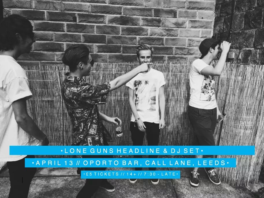 _PeelTheApple's tweet photo. Not wed @LoneGunsBand show at Oporto. This will be class. @RedFacesMusic and Night Palms supporting. PM for tickets https://t.co/kH8kB51qaF
