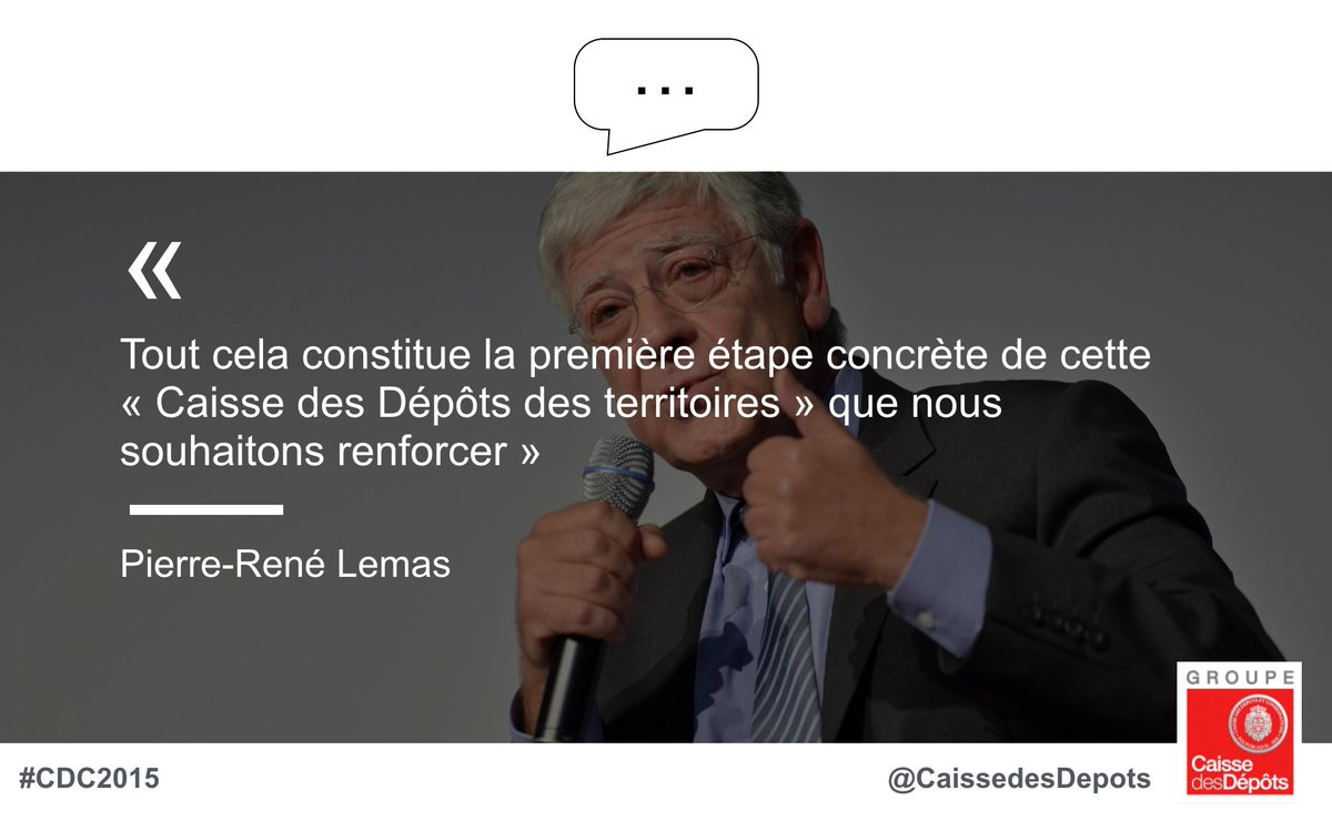 BanqueDesTerr's tweet photo. C'est au final nous donner les moyens de nos ambitions : la relance de l'investissement par les #collterr #CDC2015 https://t.co/eTH8qS9hcv
