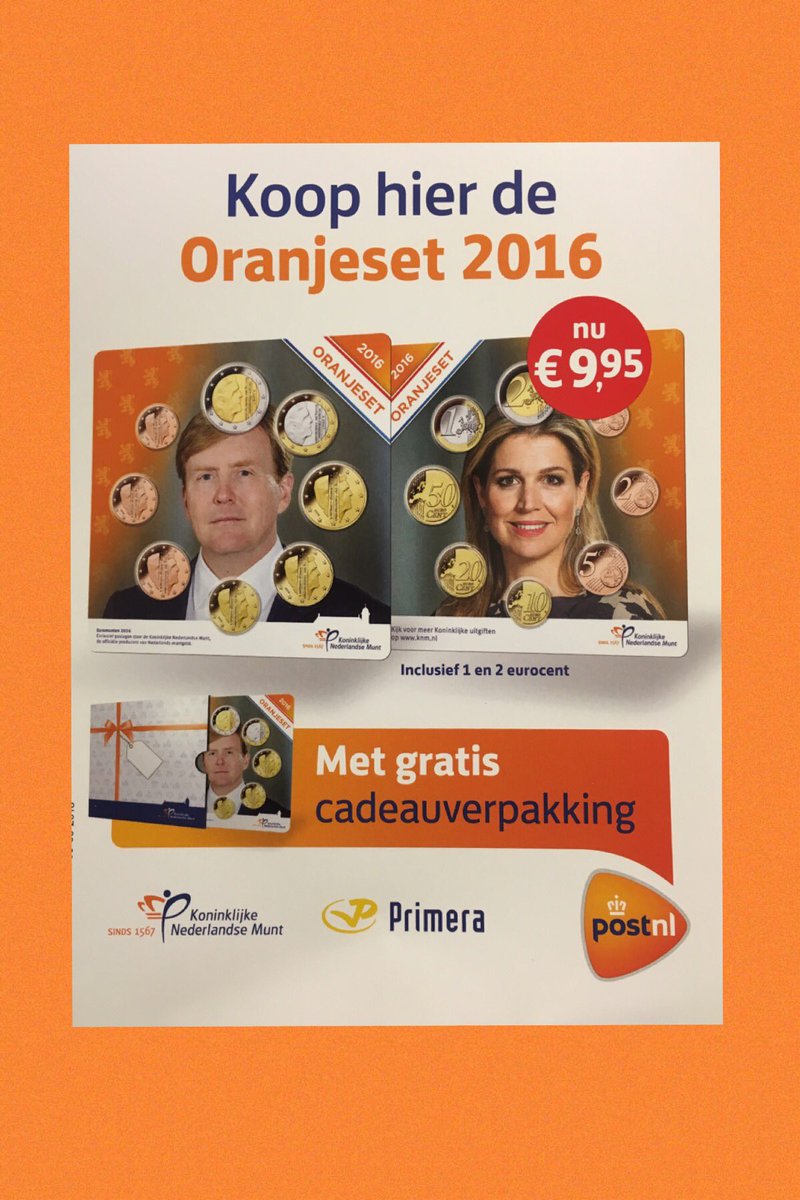 Nu in de verkoop; Oranjeset 2016! Wees er snel bij, want op=op!