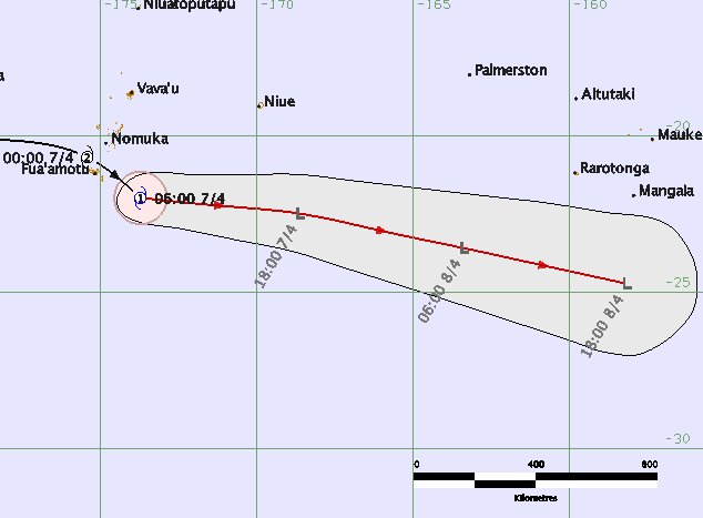 WMO's tweet photo. #Fiji escapes the worst as #CycloneZena weakens and moves away https://t.co/iKfmqhnMay https://t.co/7BPQMXWD2s