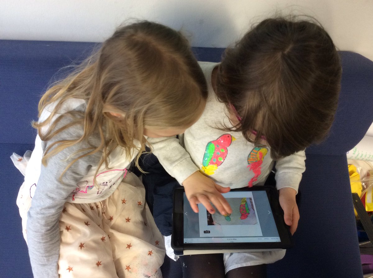 BMSPrimary's tweet photo. Grade 1 learning to use @BookCreatorApp taking pictures of their classroom and adding text. #edtech #pyplearning https://t.co/u9ZH4wrYjr