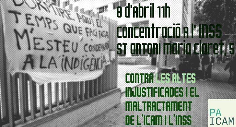 CGTCatalunya's tweet photo. Continuem el #pressingICAM fins erradicar els seus abusos. Cridem a participar demà a la manifestacio d la @LaPAICAM https://t.co/IwgSelUeyJ