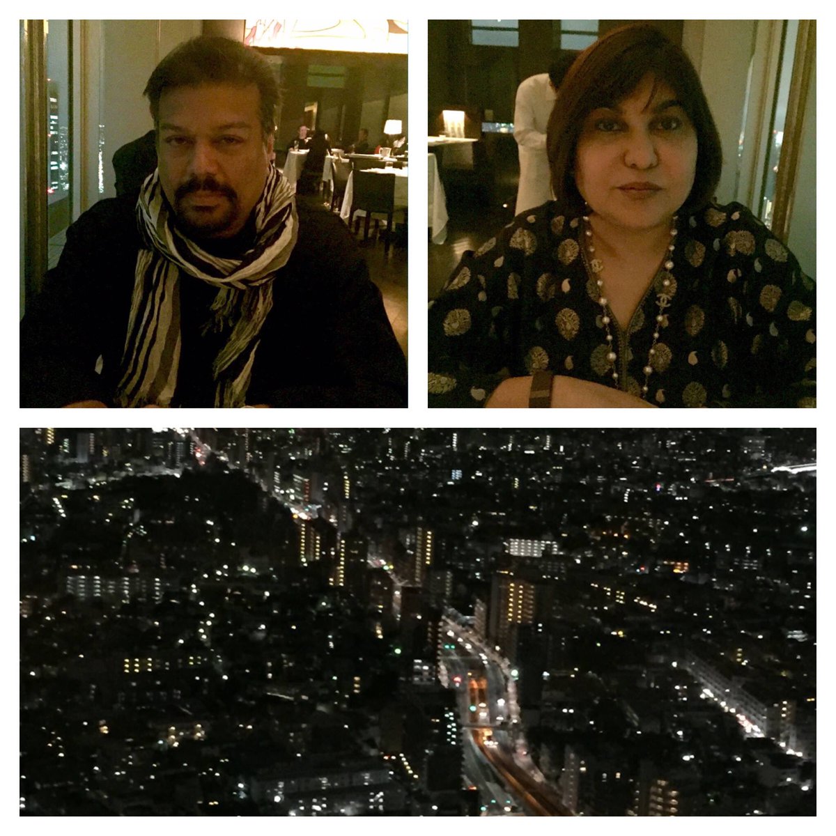 seemagoswami's tweet photo. At the Lost In Translation hotel. Amazing view from the New York Grill! #parkhyatttokyo #rooftopdining https://t.co/voHnLEGf5x