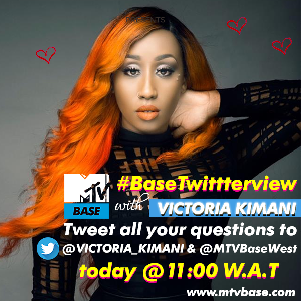Omobaswagz's tweet photo. Send through questions for @choccitymusic's diva @VICTORIA_KIMANI using the hashtag #BaseTwitterView.. Leggo https://t.co/t8AOJwGmwM
