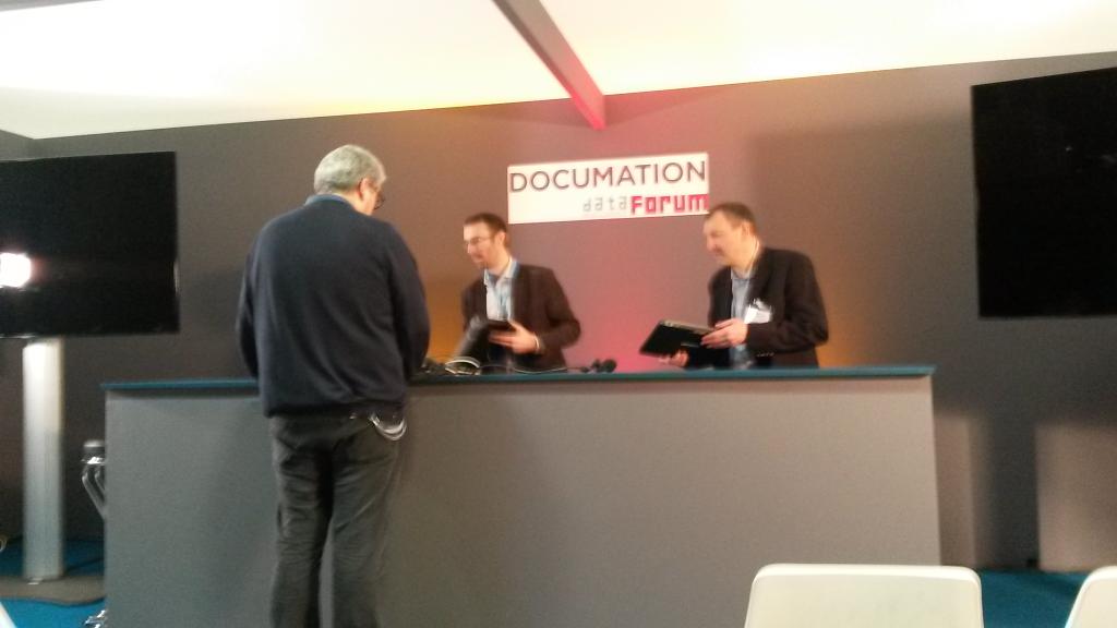 Début de notre conférence dans quelques minutes... 
#Documation2016 #GED #Paris