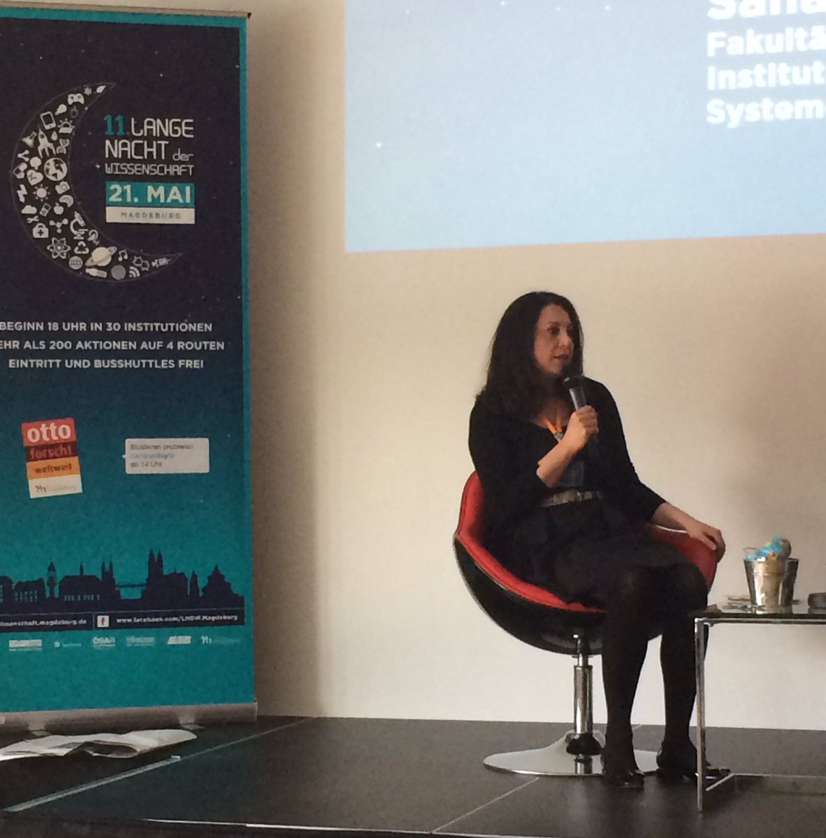Ottostadt's tweet photo. Sie forscht an der @OVGUpresse: Prof. Dr.-Ing. habil. Sanaz #Mostaghim - sie ist auch wieder bei der #LN8MD dabei. https://t.co/6jxbRcIDIP