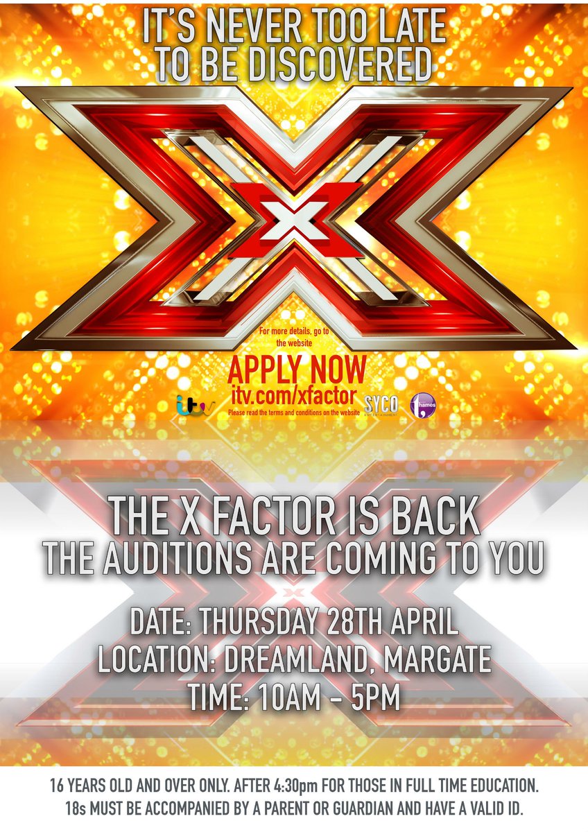 DreamlandMarg's tweet photo. Dreamland has @TheXFactor...Do you? #lovedreamland #margate https://t.co/XisCZfu2pM