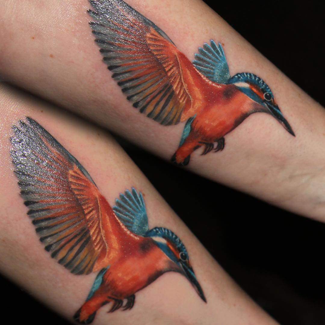 35 Amazing Kingfisher Tattoos with Meanings  Body Art Guru