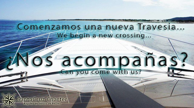 SCCharter's tweet photo. Comenzamos un nuevo camino y queremos compartir con vosotros nuestros #sueños #ilusiones #Murcia https://t.co/VQXxmKgLYM