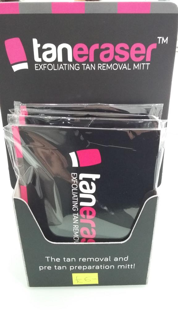 Beautiquebury's tweet photo. Tan erasers are back in stock!!! The best thing you'll use to remove your tan. https://t.co/ZlG7cv9U3I