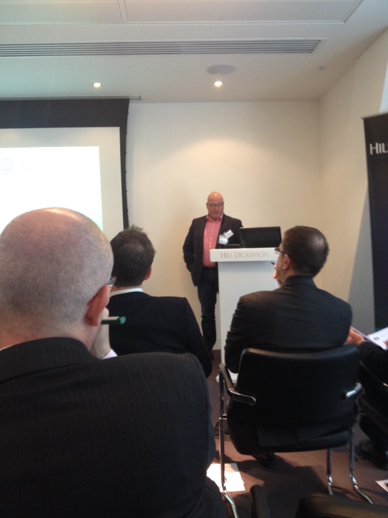 DavidMThorpe's tweet photo. Nigel Wilson speaking about the devil inside and cyber crime #Solicitors #cybercrime #heraindemnity #RSA #LawGuard https://t.co/BxvH2lfMpo