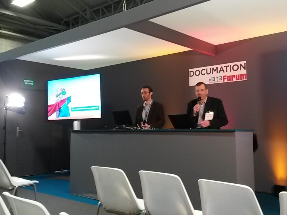 C'est parti, notre conférence démarre ! #Documation2016 #dématérialisation #GED