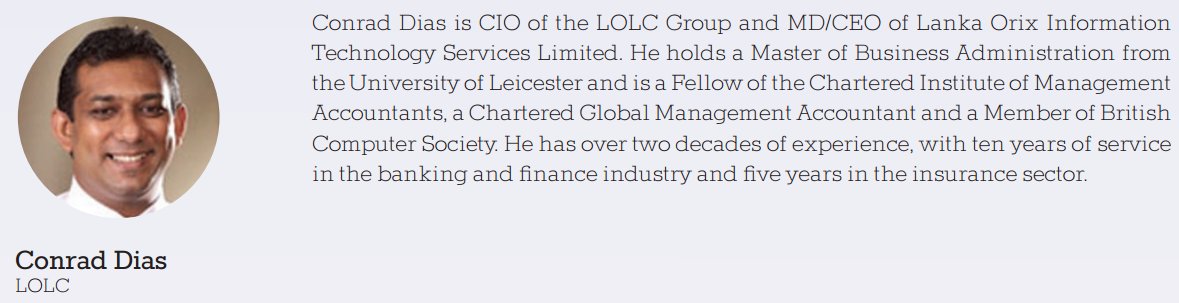LOLCOfficial's tweet photo. #CIO #LOLC @ConradDiaz Keynote speaker @ #LBRLBOSummit will talk about #technology helping us reach the #unbankable https://t.co/Dytt1SH5gB