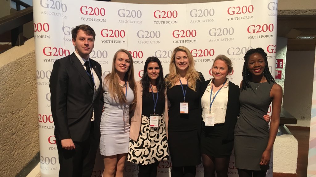 We are at the #g200youthforum representing <a href="/aberdeenuni/">University of Aberdeen</a> and looking forward to the next 4 days! 👍🏼📚😃 <a href="/ausatweet/">Aberdeen University Students' Union</a>