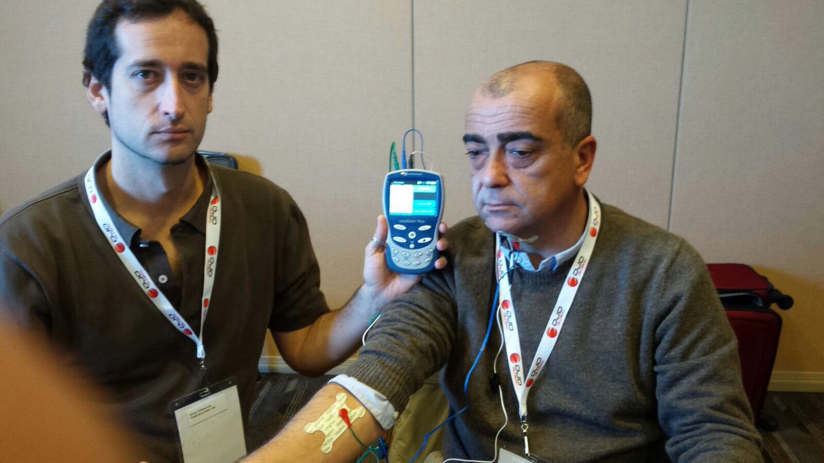 enovisiberica's tweet photo. El equipo #DJOGlobal #Spain formándose y probando el nuevo #VitalStim Plus para #Tratamiento #Disfagia #Orofaringea https://t.co/GumEda6lcq