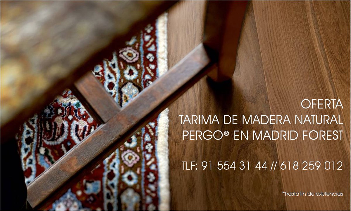 MadridForest's tweet photo. #Oferta de #suelo de #MADERA #Pergo en RobleAhumadoTablón #tarimaflotante #tarimalaminada https://t.co/5wL5TItnwp https://t.co/vPy1pnDVGD