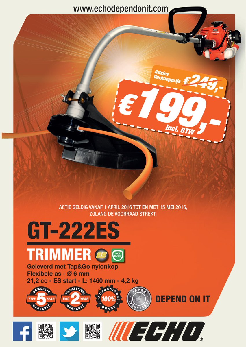 echodependonit's tweet photo. Lentepromo: GT-222ES kantenmaaier aan 199 €! https://t.co/ByAwDh6Rq6 https://t.co/8drkmfU96i