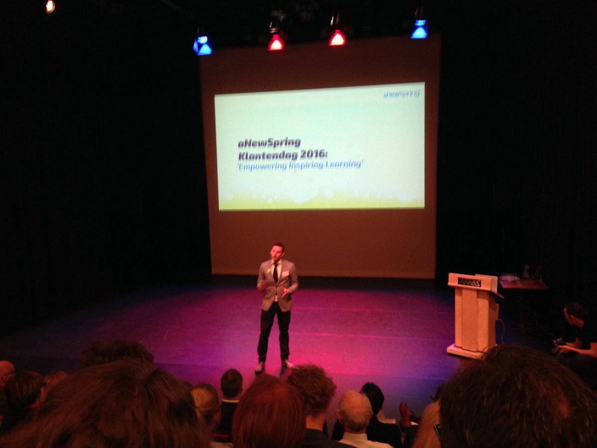 Klantendag <a href="/anewspring/">aNewSpring</a> Keynote over Chelsea Talent Program #smartlearning