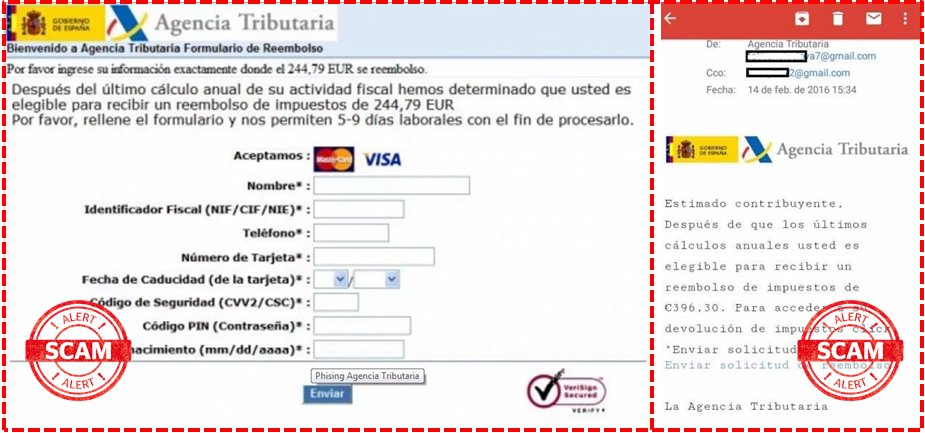 interiorgob's tweet photo. ⚠ #Renta2015 ¿Recibes email sobre supuesta devolución? ¡Ni caso, es una ESTAFA! ¡No des datos! #NOPIQUES #phishing https://t.co/L6vqyrXpfw