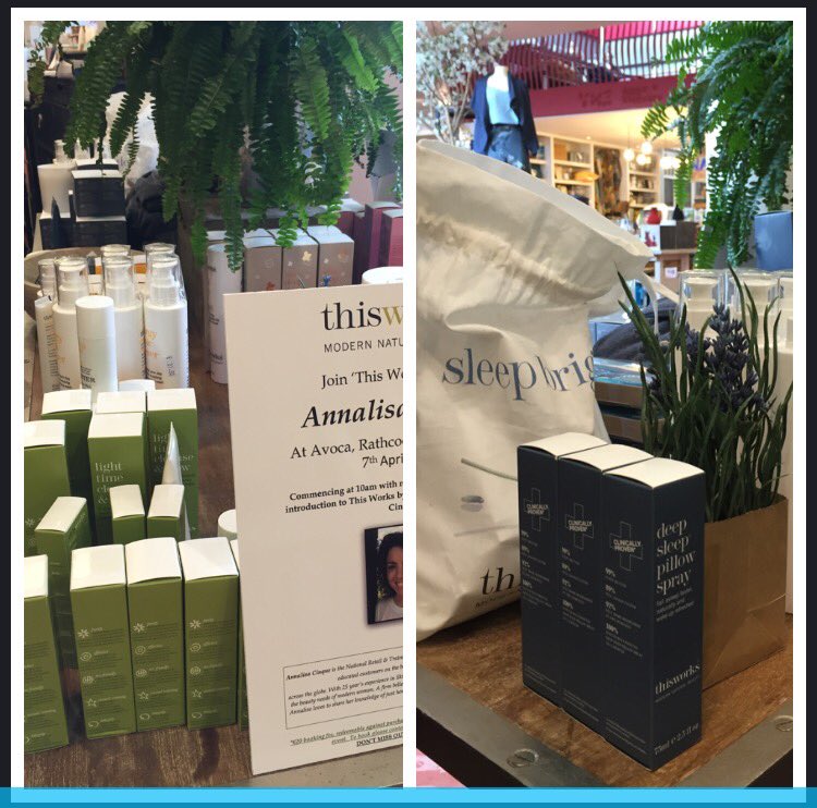 perfumenotes_ie's tweet photo. We're in @avocaireland rathcoole today talking all things sleep related. #withSleepComesBeauty https://t.co/jha3YuSmyc