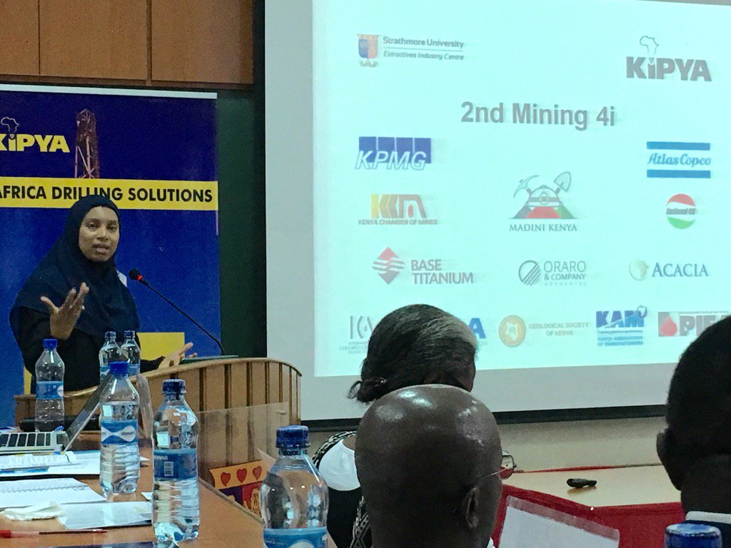 LawrensLG's tweet photo. @Strathmore_SEIC  National Oil CEO @SumayyaAthmani outlines actions by NOCK @AtlasCopcoEA #Mining4i @Kipya_Africa https://t.co/ZCYp3MAAh3