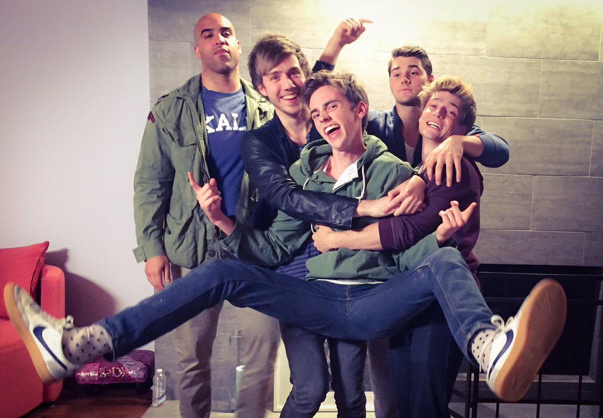 Late night on set finishing filming #Roommates! Excited to get this out to you guys very soon!