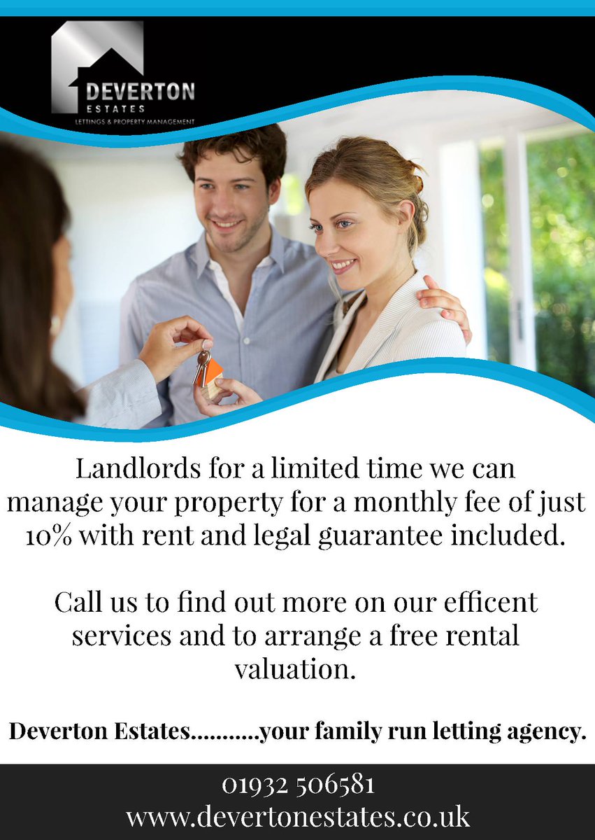 Looking to Rent your property? Family run agency with low fees #weybridge #shepperton #waltononthames #sunbury