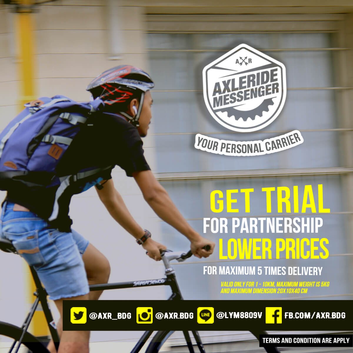 Axle Ride Messenger tweet media