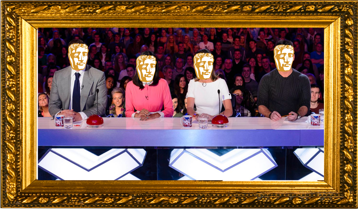FremantleHQ's tweet photo. First up, nominated in the category for best #EntertainmentProgramme, it's @BGT! @BAFTA #BAFTATV https://t.co/EkP9EZcjeu