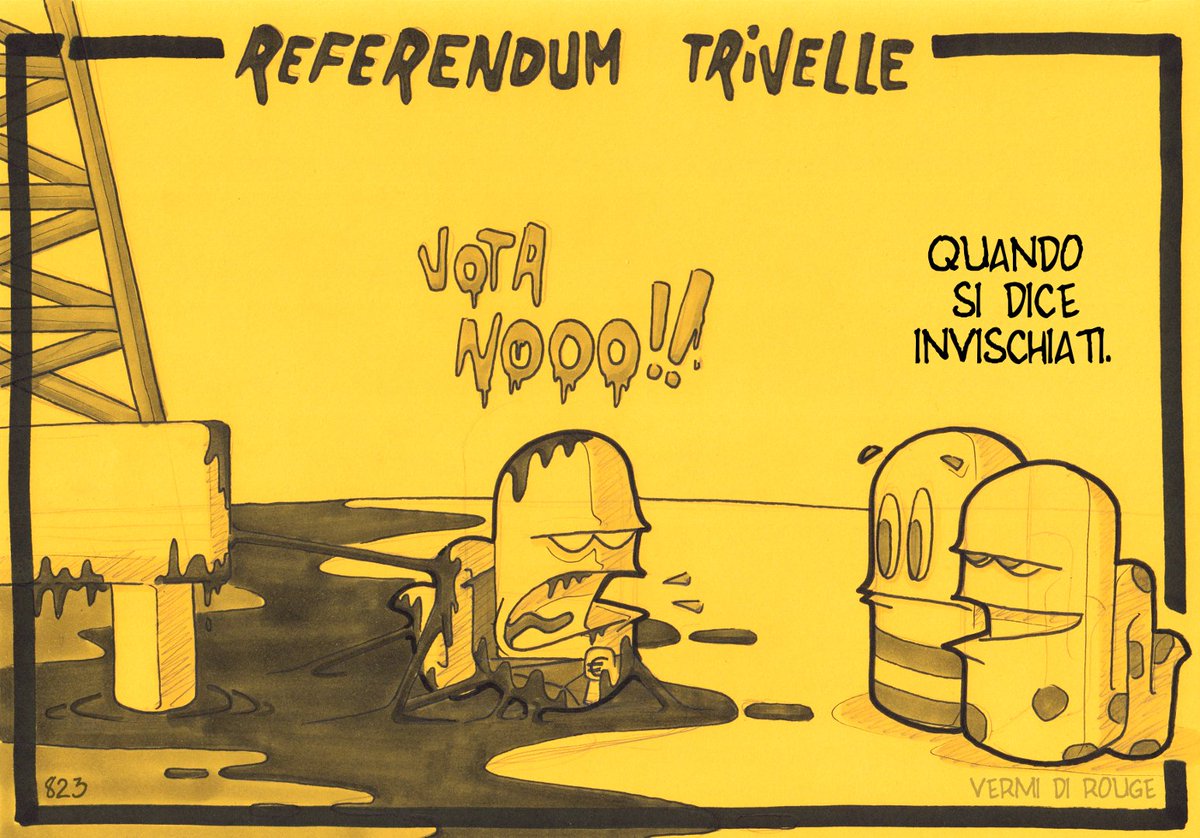 NON ASCOLTARLI
#votasì #referendum #trivelle #notriv #17aprile #inquinamento #affari #gas #petrolio #mare