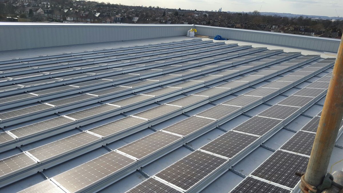 EcoWattSolar's tweet photo. 96kW installation on Waltham Forest Leisure Centre! https://t.co/4lsiwyYMlK