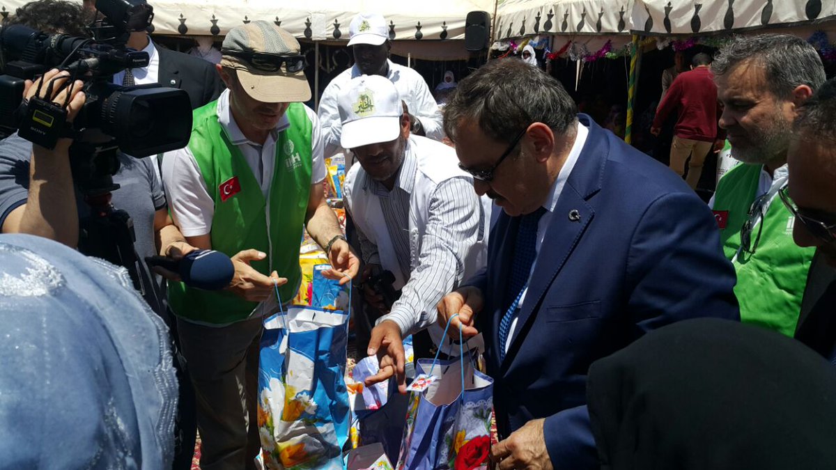 IHHen's tweet photo. Orphan Solidarity Days activities in Mauritania take place with participation of Turkish minister @VeyselEroglu. https://t.co/9Kij1qMhHK