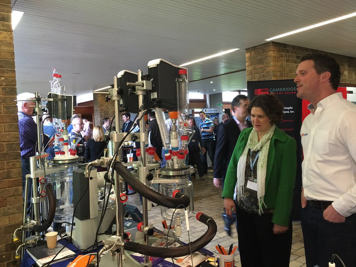 Radleys's tweet image. Admiring the view at @SCIupdate #process #chemistry #jacketedreactors