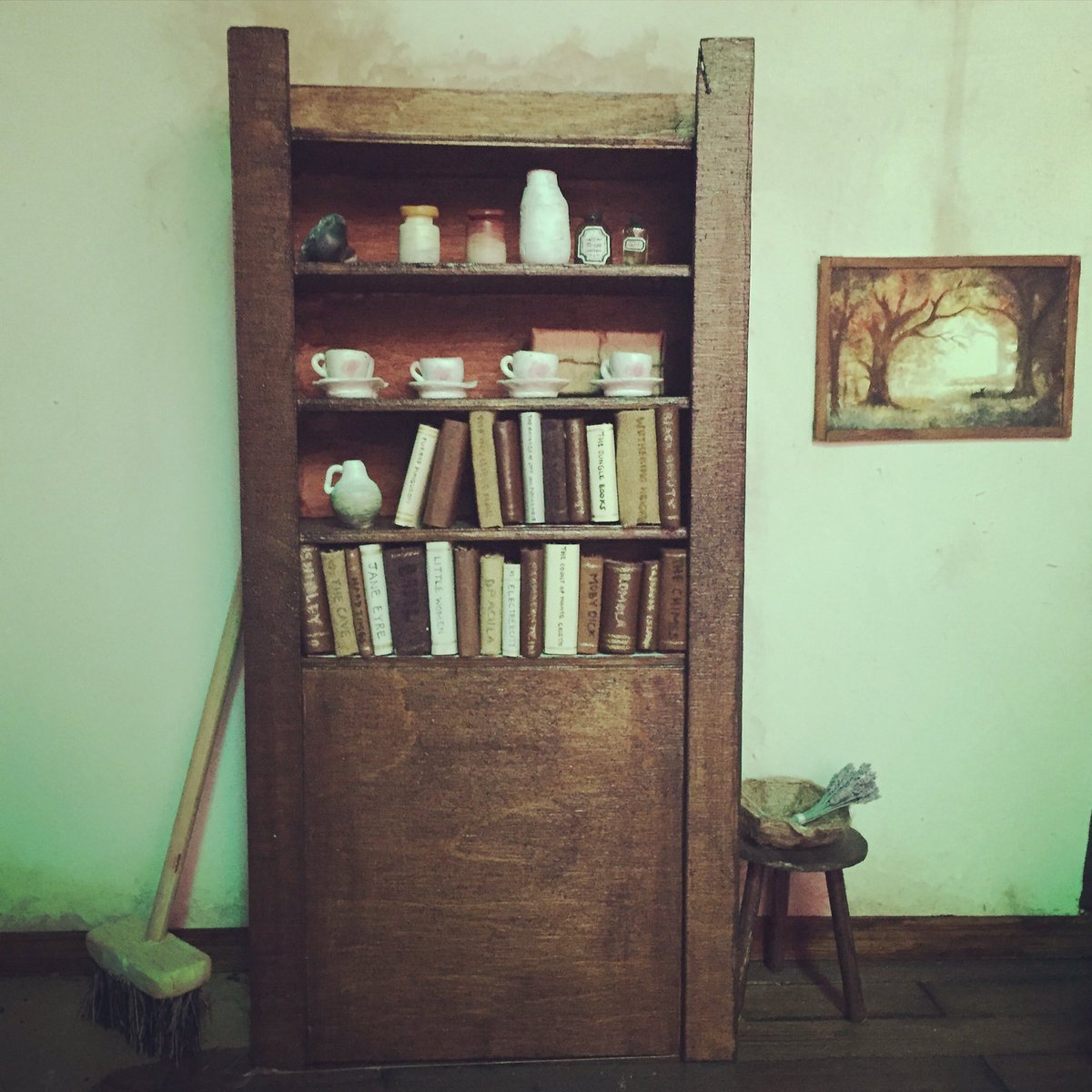 Another section of the cottage :) #animation #stopmotion #miniature