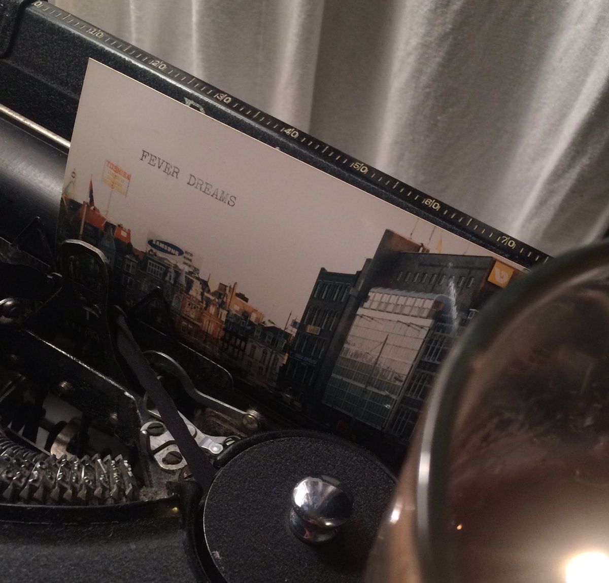 typewreck's tweet image. Fever dreams #typeart #typewriter #amsterdam