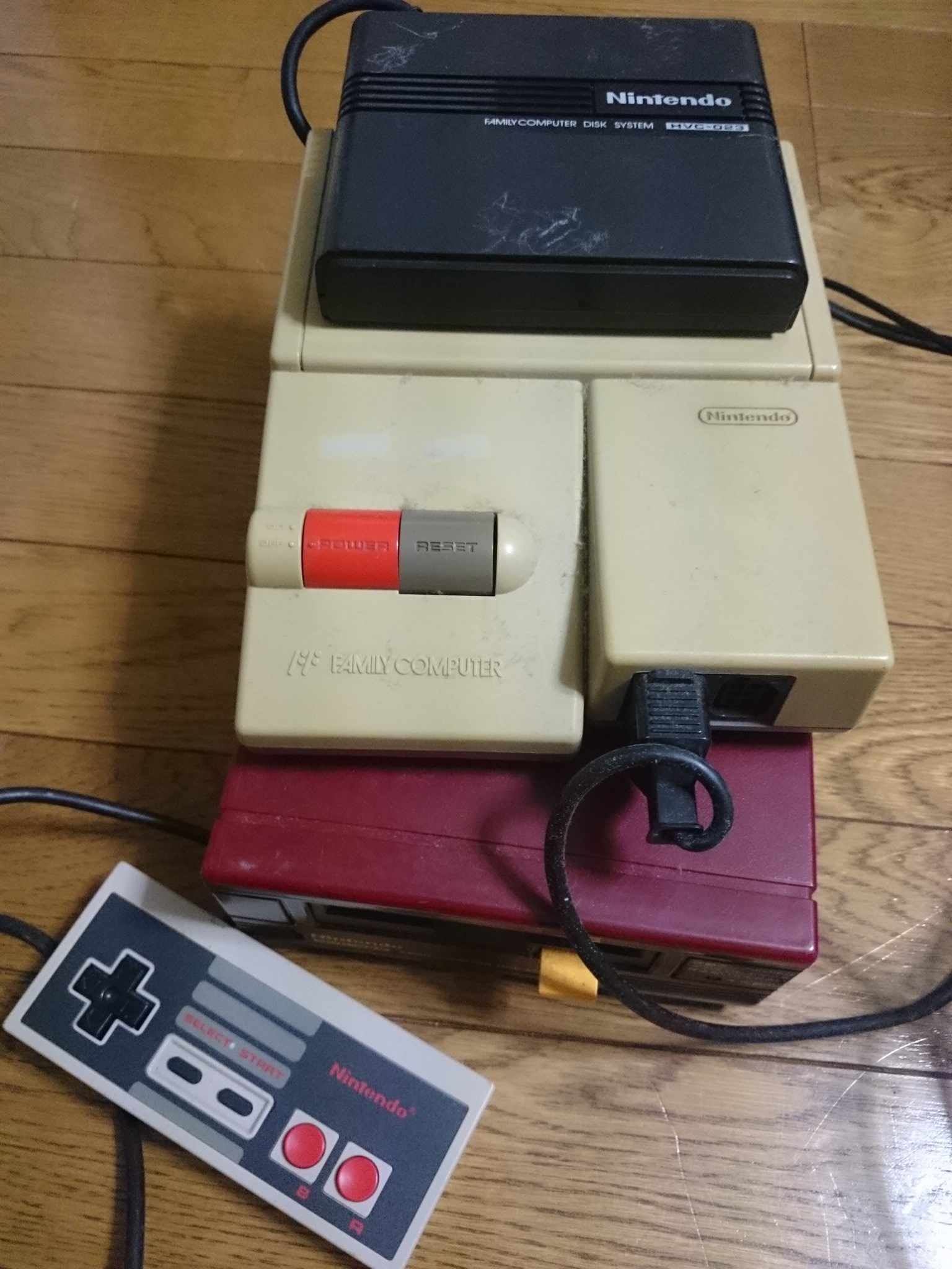 ファミコン ディスクシステム一式 楽天市場】【ジャンク、使用不可】【送料無料】【中古】FC