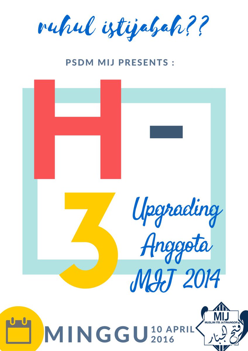 [UPGRADING MIJ]
Bismillah...