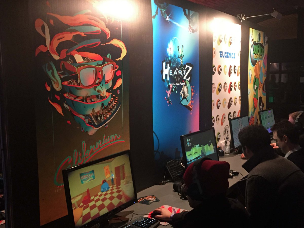 NekoEnt's tweet image. .@eugenicsgame, @CaliforniumGame , @JumpHead_B4F and @UpperByteEN are at the #EGXRezzed in London!