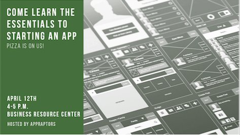 AppRaptors's tweet photo. Tuesday, April 12th will change your life! Learn how to turn your idea into a business. BRC in Orem UT at 4pm. https://t.co/F4UzsY7udv