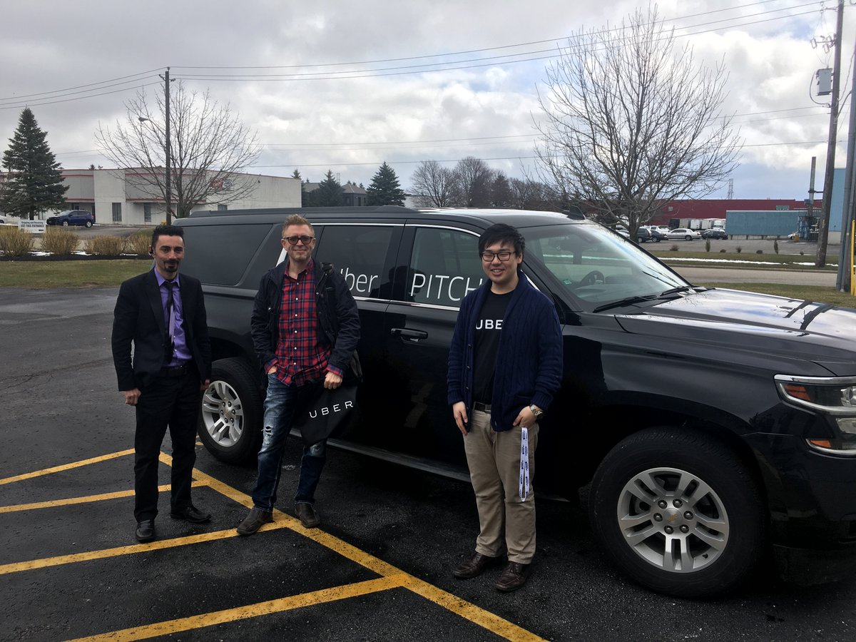 fibernetics's tweet photo. @jodyschnarr's #Uber is here! Time to #pitch #entrepreneurs HT: @Uber_Canada #UBERPitch https://t.co/E57Dr9KmR8