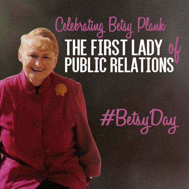 prssaofficial's tweet photo. #BetsyPlank will forever be an inspiration to our profession. Happy #BetsyDay!
https://t.co/RGpMcnfIOt https://t.co/Y1RBcqWW6D