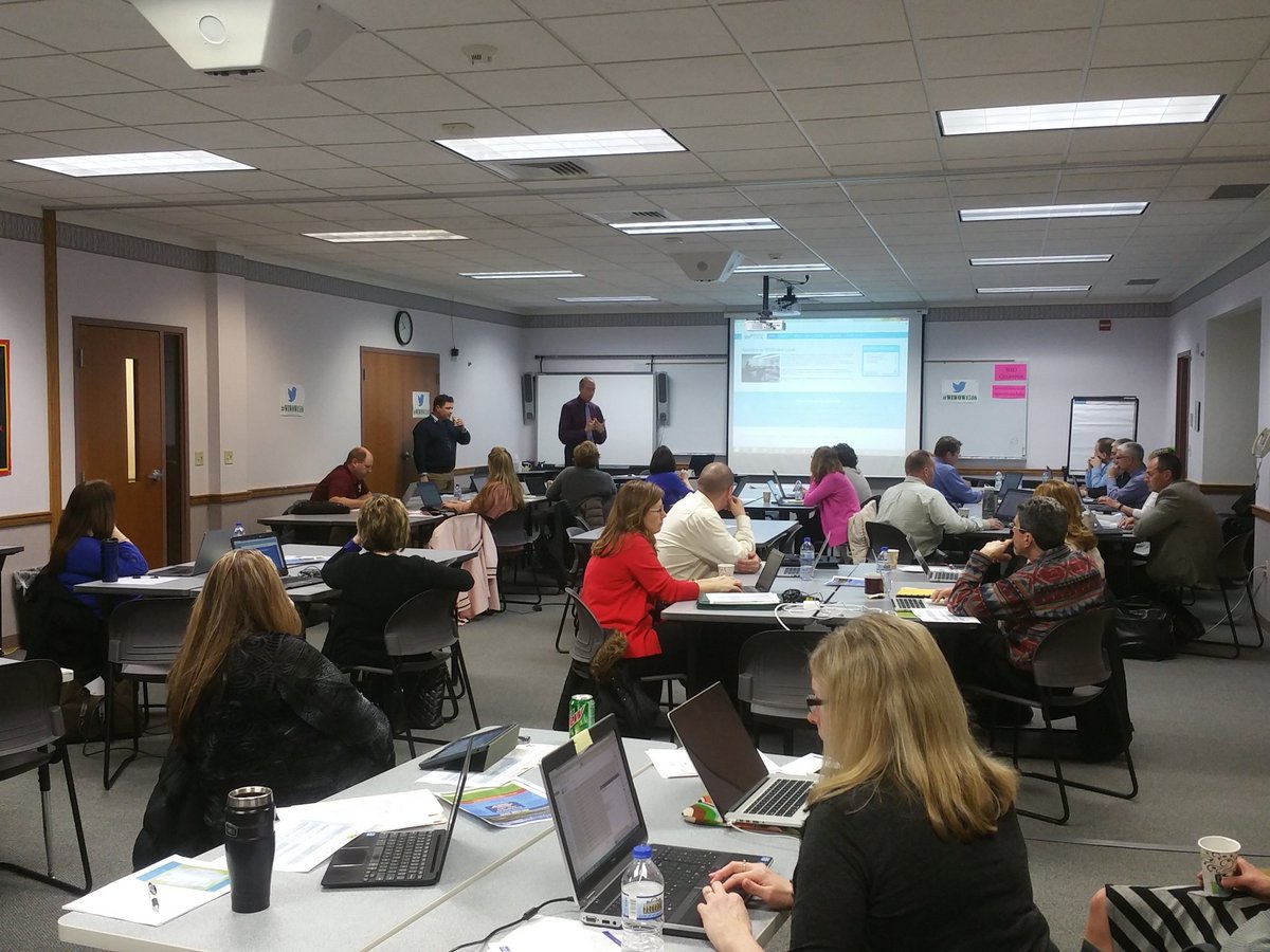 CESA9RSN's tweet photo. Joint Leadership Networking at #CESA9 presentation on WISEdash LOCAL data system with Rob Way &amp; Dick Lind today. https://t.co/dOkq7u3KyE