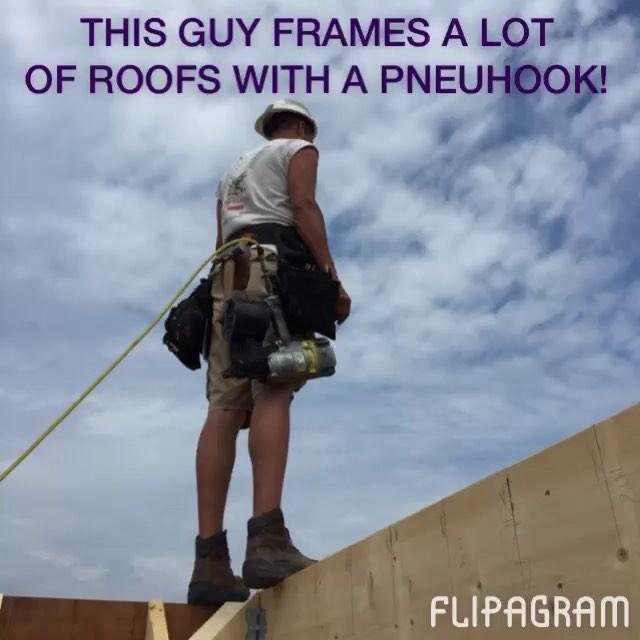 Pneuhook's tweet image. Another happy customer Join Us facebook.com/pneuhook/video… *TimeSaver #ToolSaver *BackSaver #NewEnglandHomeConstruction