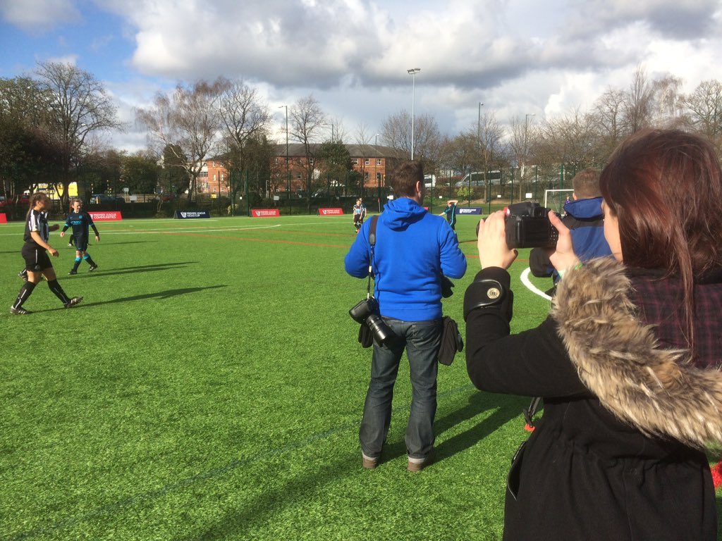 Filming at #ForestSportsZone today for <a href="/NFFC_Community/">Nottingham Forest Community Trust</a> with <a href="/GeorgiScurfield/">du jitui</a> <a href="/JaredLeftlion/">Jared LeftLion</a> <a href="/jjenas8/">Jermaine Jenas</a> <a href="/xNatalieOwenx/">Natalie Owen</a>