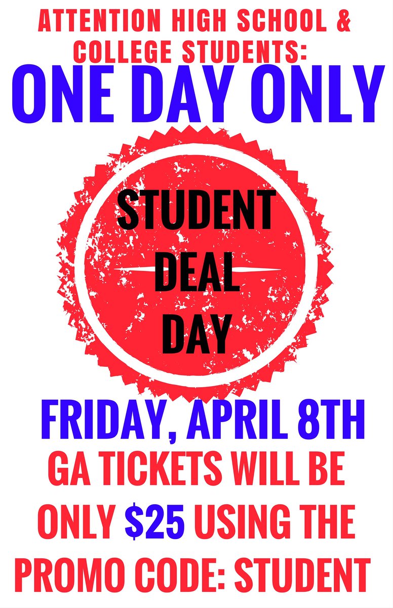UT_CAP's tweet photo. @Studentsect3Shs students! UT is having a concert &amp; you're invited! Check out the deal below! Spread the word https://t.co/zoFkyQfKiz