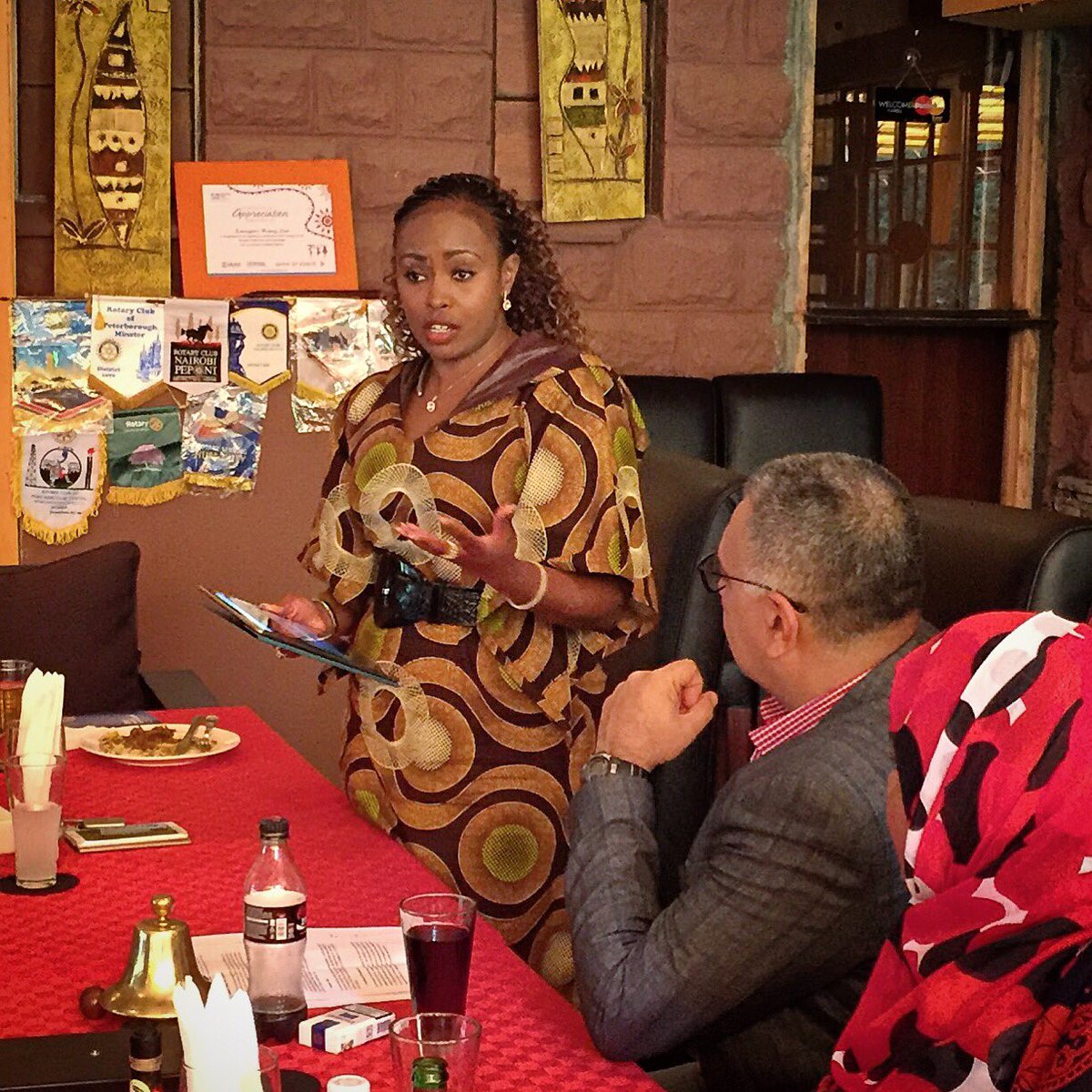 joe_otin's tweet photo. @carolinemutoko celebrated media personality, speaks at @RotaryLavington about new modes of fundraising #rotarytalks https://t.co/feawBdov4C