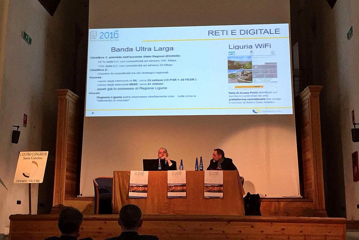 Ieri #RED2016 a Finaborgo:#Ingegneria del #Turismo, servono nuove #tecnologie, idee e pianificazione ingegneristica.