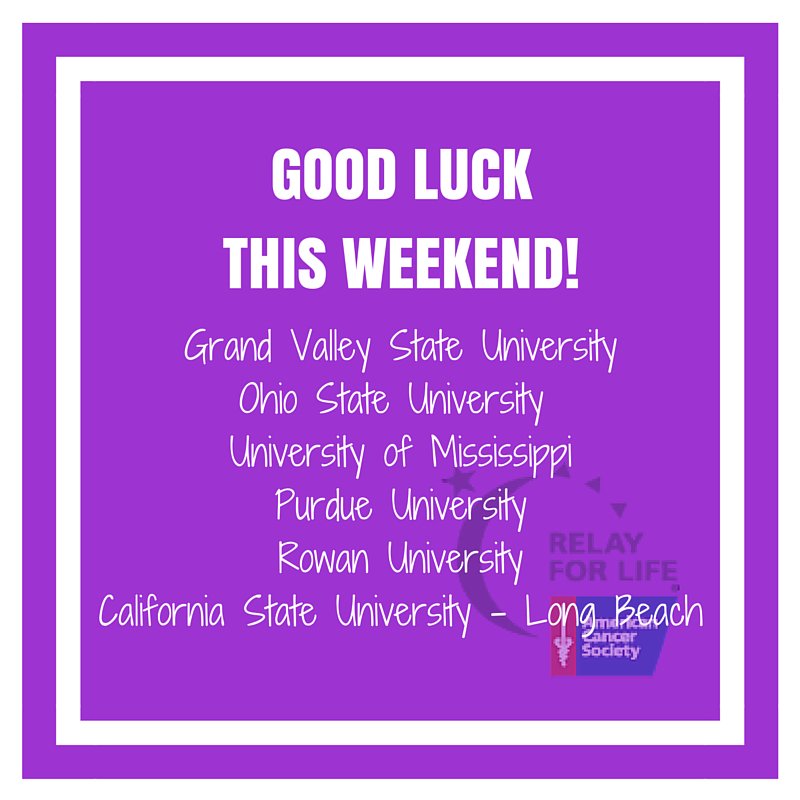 SALHONORS's tweet photo. Good luck to @GVSUSAL, @SALhonorsOSU, and more as they #VoteOutCancer at their @RelayForLife events this weekend! https://t.co/KZHffL6tHc